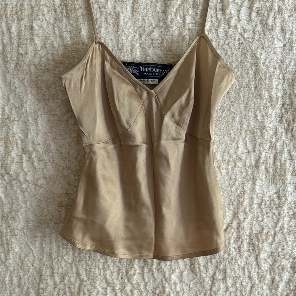 Vintage Burberry Gold  Camisole